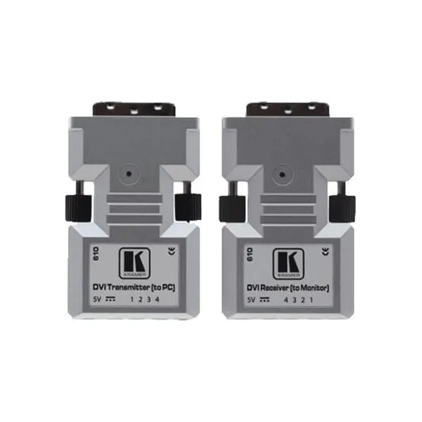 Kit De Extender Dvi Full Hd 60hz Faz Até 500 Metros Através De 4 Vias Lc óptico (kramer)