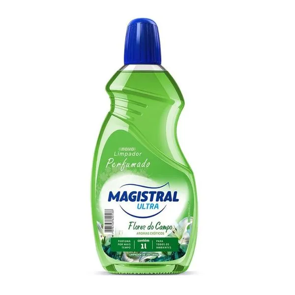 Limpador Perfumado Magistral Ultra Flores do Campo 1L LIMPADOR PERFUMADO MAGISTRAL ULTRA 1L FL