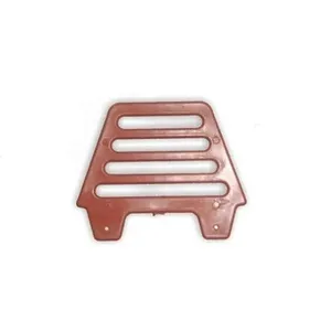 Grade Passarinheira Rainha Telha para Proteção Contra Pássaros com Abas para Parafusar Terracota Plastipan Grade Passarinheira Rainha Telha Kit 100 Peças com Abas para Parafusar Terracota Plastipan