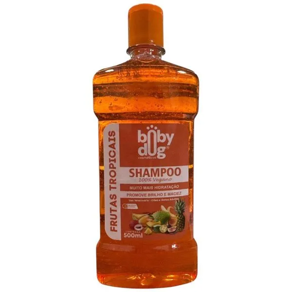Shampoo Para Pet Boby Dog Vegano Frutas Tropicais 500ml (MP)