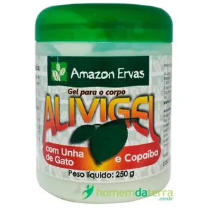 Gel Massageador Amazon Ervas AliviGel Unha de Gato/Copaíba 250g