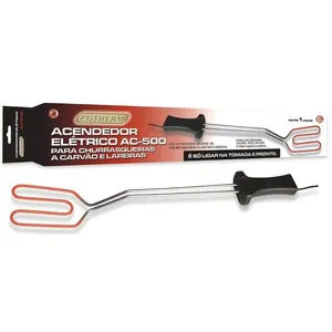 Acendedor de Carvão Elétrico Cotherm AC 500 750W para Churrasqueira e Lareira 110V Acendedor de Carvão Elétrico Cotherm AC 500 750W Churrasqueira 110V