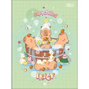Caderno Brochurão 48 Folhas Capa Dura Capyclub