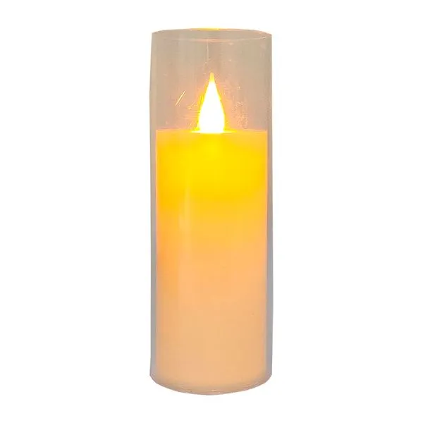 Vela Eletrônica 3 Baterias Ag13 Inclusas Plástico 5x5x15cm LM3687 - honeyhome