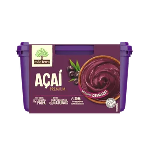 Sorvete Mãe Terra Premium Sabor Açaí com Guaraná 1,5 litro