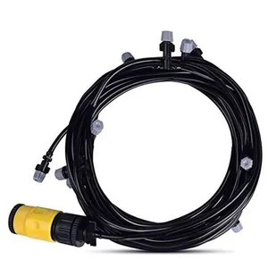 Mangueira Climatizadora Kit 5 Uni Sistema Irrigacao 10M