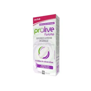 Suplemento Alimentar Prolive Probiótico 10 Cápsulas