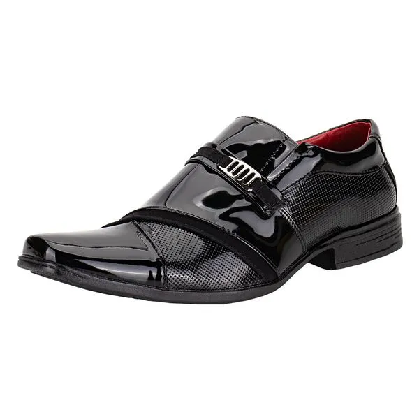 Sapato Masculino Social Bkarellus - 7038 VERNIZ/PRETO 02 43