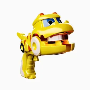 Brinquedo Beyblade + 2 Lançadores Dinossauro Amarelo