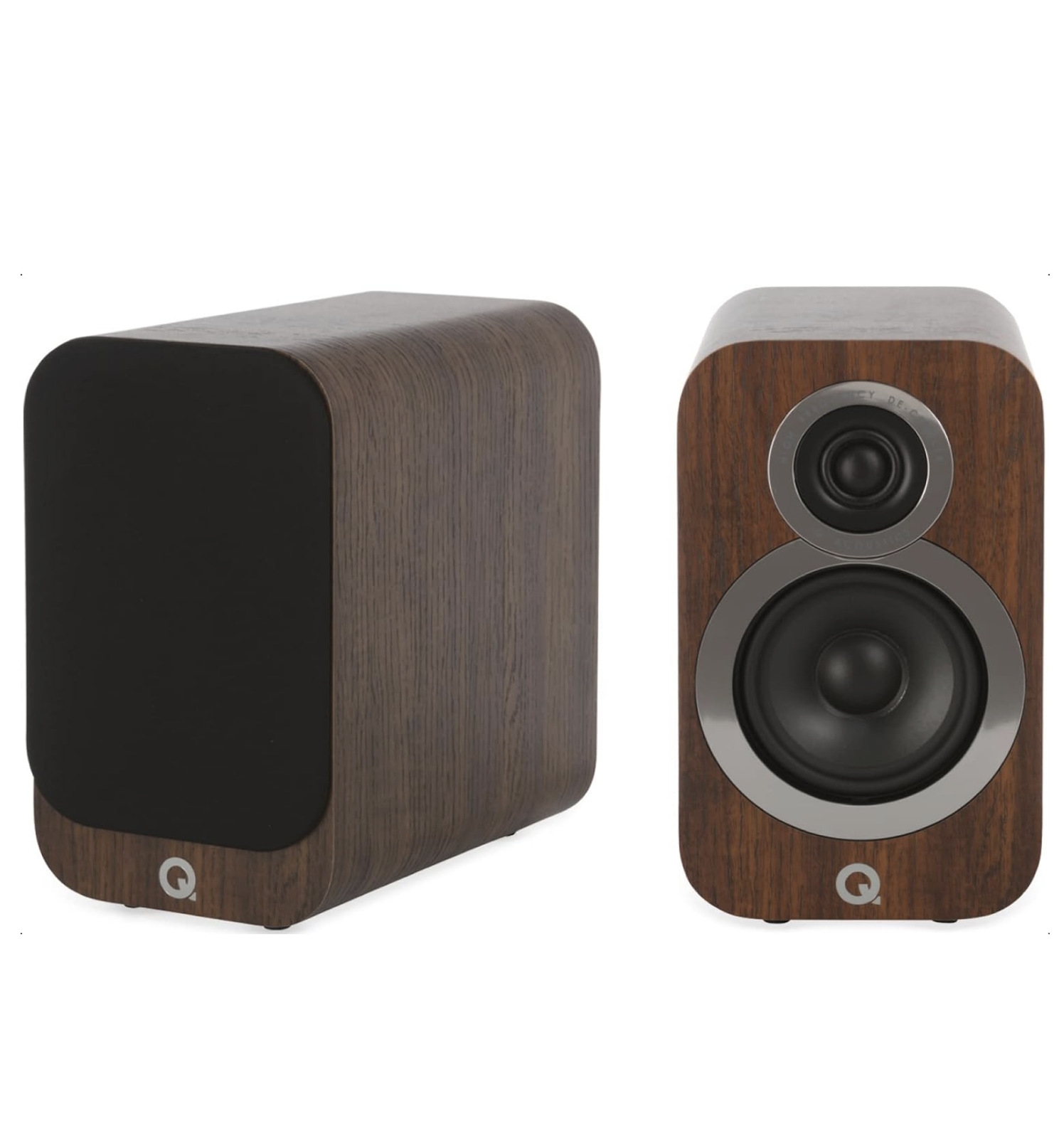 Par De Caixa Acústicas Q Acoustics 3010i Walnut - 125w