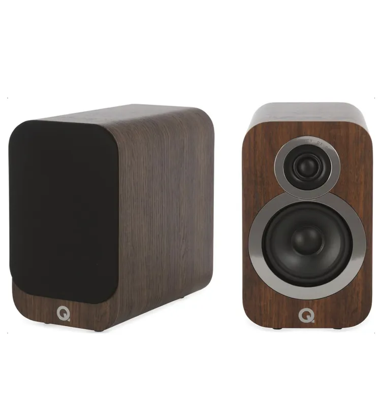 Par De Caixa Acústicas Q Acoustics 3010i Walnut - 125w