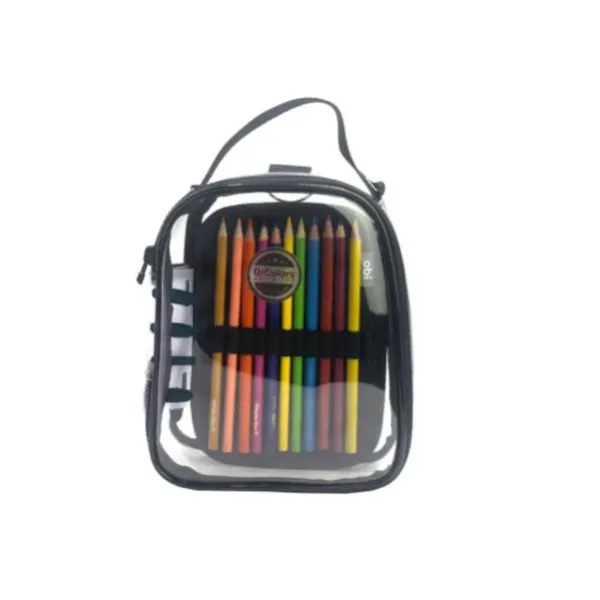 Estojo Inteligente Obi Crystal Preto 19X24CM SD2508AC-A (MP)