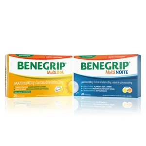 Kit Benegrip Antigripal Multi Dia + Multi Noite 40 Comprimidos
