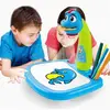 Projetor Para Desenho Infantil Mesa Pintura Galinha Azul