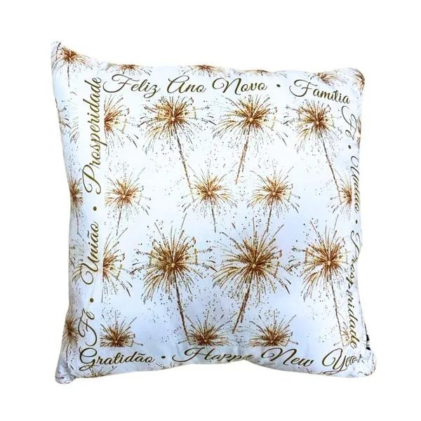 Almofada NSW Desejos De Ano Novo 40x40cm (MP)