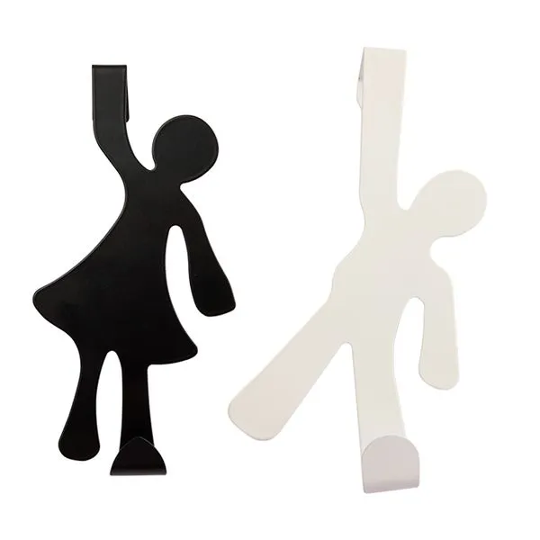 Gancho de Porta Namorados Sortido Ferro 17x8x4cm LM4159BEL - honeyhome