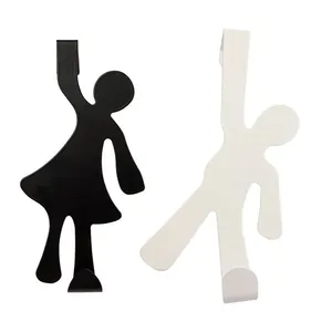 Gancho de Porta Namorados Sortido Ferro 17x8x4cm LM4159BEL - honeyhome