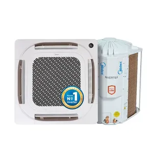 Ar Condicionado Split Cassete 36.000 BTUs Inverter Frio Midea 4 Vias 40KVQE36M5.40KWFLBM.38CCVE36515MM - 220v