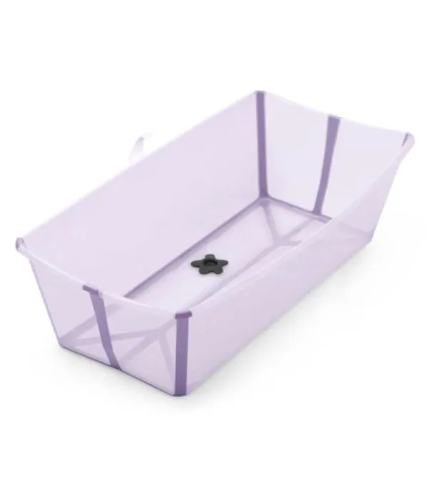 Banheira Flexível Transparente Lavanda Plug Térmico Stokke W531914