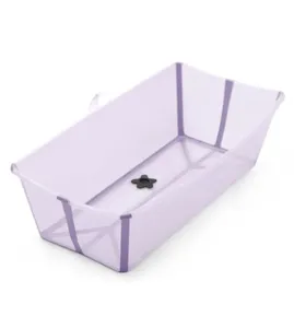 Banheira Flexível Transparente Lavanda Plug Térmico Stokke W531914