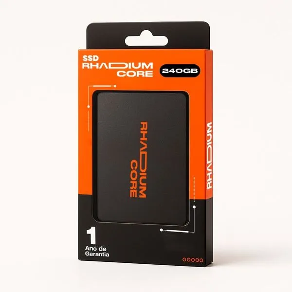 SSD Interno Rhadium Core 2.5" Sata III 240GB 500MBPS