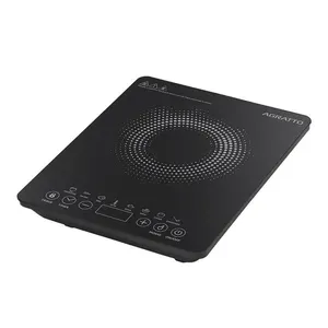 Cooktop de Indução ACKI01I01 Preto 1 Boca 1200w 127v 14464 - Agratto