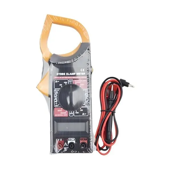 Alicate Amperímetro Digital Portátil para Medições Elétricas com Tela de Cristal Líquido Preto Startools Alicate Amperímetro Digital Portátil para Medição Precisa com Estojo de Proteção Preto Startools
