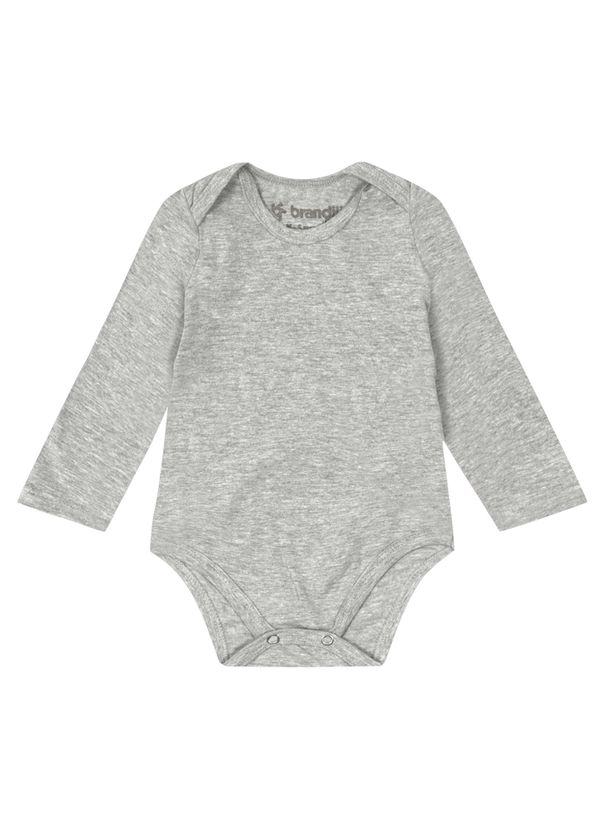 Body bebê unissex manga longa em cotton Brandili - G