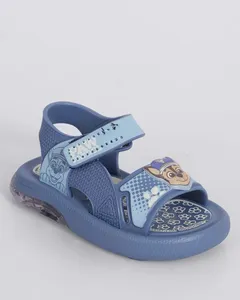 Sandália Infantil Grendene Patrulha Canina Chase com LED Azul 23/24