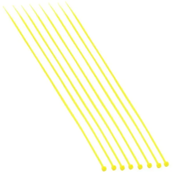 Abraçadeiras de Nylon Amarela - 3,6x150mm com 50 Unidade - 7300 - BRASFORT