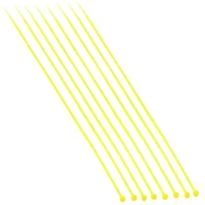 Abraçadeiras de Nylon Amarela - 3,6x150mm com 50 Unidade - 7300 - BRASFORT