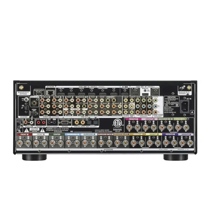 Receiver Denon AVR-X8500HA 13,2 canais (150 W/Ch) Dolby Atmos, DTS:X, IMAX Enhanced, Auro 3D ( 120v )