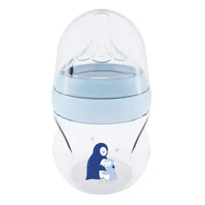 Mamadeira Lolly Nature Azul Ureaflow 130ml