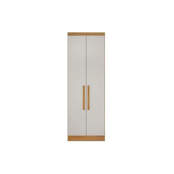 Módulo de Quarto Solteiro Guarda Roupa c/2 Portas 3Gavs Rizon/Linea Cumaru/Fendi 25 - N. Horizonte