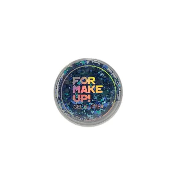 Glitter Gel For Make Up Azul - 15g