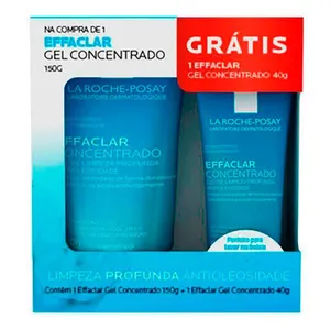 Kit La Roche-Posay Effaclar Concentrado Gel De Limpeza Facial 150g + 40g