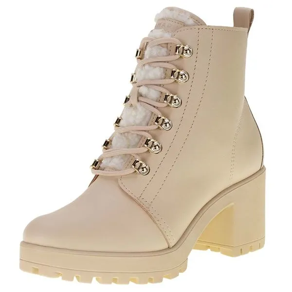 Bota Feminina Coturno Ramarim 2356123 MARFIM 36