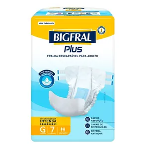 Fralda Geriátrica Bigfral Plus G 7 Unidades