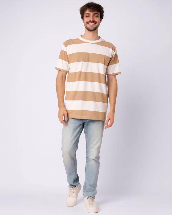 Calça Jeans Masculina Slim Estonada com Bolsos Azul 48