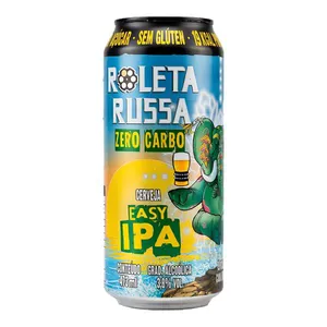 Cerveja Roleta Russa Easy IPA Zero Carbo e Zero Gluten 473ml