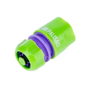 Engate Rápido 1-2'' 661408 com Aquastop em Plástico ABS para Irrigação Palisad Engate Rápido 1-2'' 661408 com Aquastop Plástico ABS Palisad