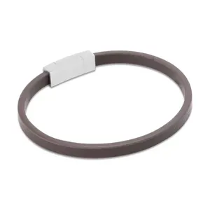 Pulseira Arnault de Couro Marrom Marrom G