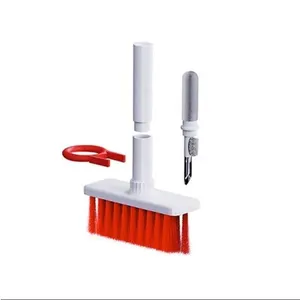 Kit Escova de Limpeza 5 em 1 Hagibis para Teclado e Fone de Ouvido com Cerdas de Nylon e Metal OEM Kit Escova de Limpeza 5 em 1 Hagibis para Teclado e Fone com Cerdas de Nylon e Metal OEM