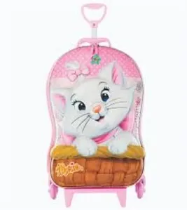 Mochila com Rodinhas Gata Marie 3855im23- Diplomata