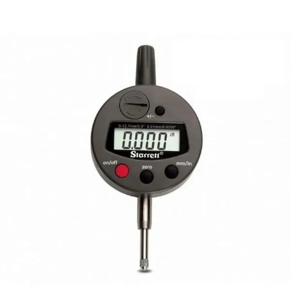 Relógio Comparador Eletrônico Starrett 3600m-5 12,7mm Resolução 0,01mm – Preciso E Profissional