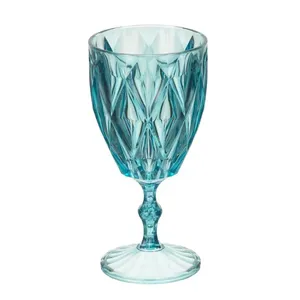 Taça Diamante Verde 300ml de Plástico - Plastifesta