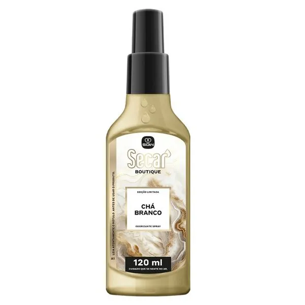 Odorizante Spray Secar Boutique Chá Branco 120ml