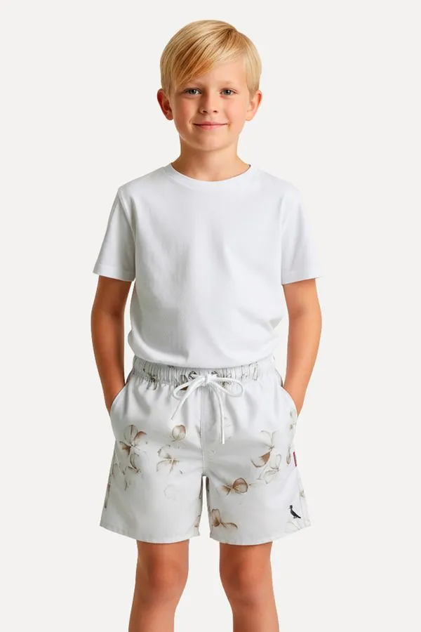 Short Mini Praia Lucky Gold Branco - 10