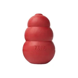Brinquedo Mordedor com Dispenser para Petisco Vermelho Kong Classic M