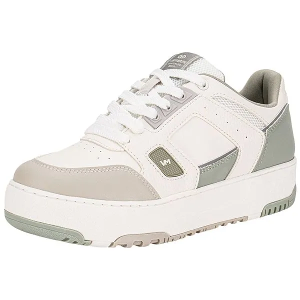 Tênis Feminino Casual Via Marte 305001 BRANCO/VERDE 36